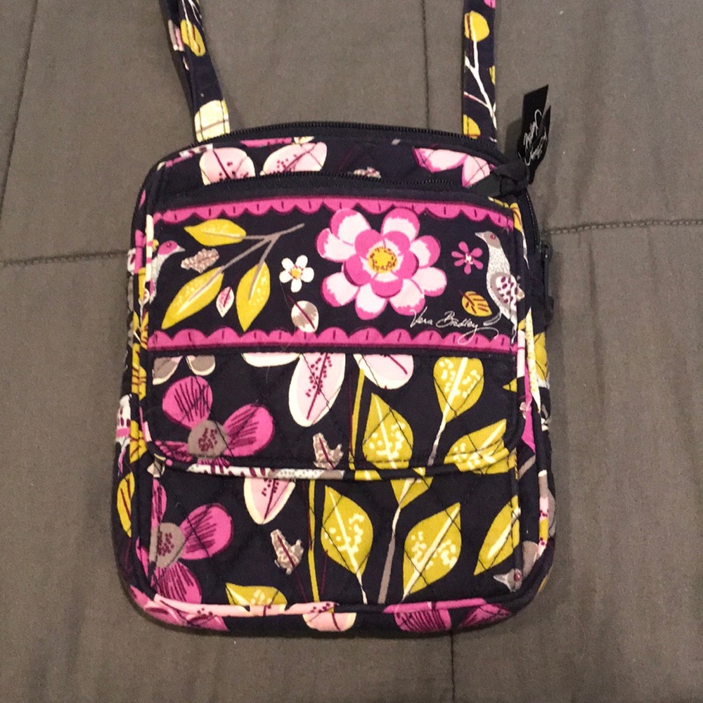 Vera Bradley Floral Nightingale mini hipster